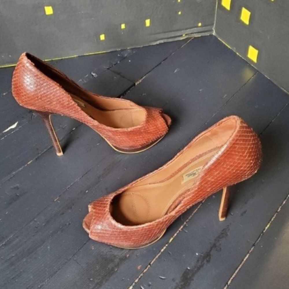 Zara Basic Collection Snakeskin heels - Picture 7 of 9
